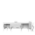 Set living cu fronturi din MDF vopsit – comodă TV și două vitrine Arboteca