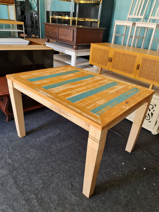 Masă din lemn în stil vintage, 120 × 90 cm Arboteca