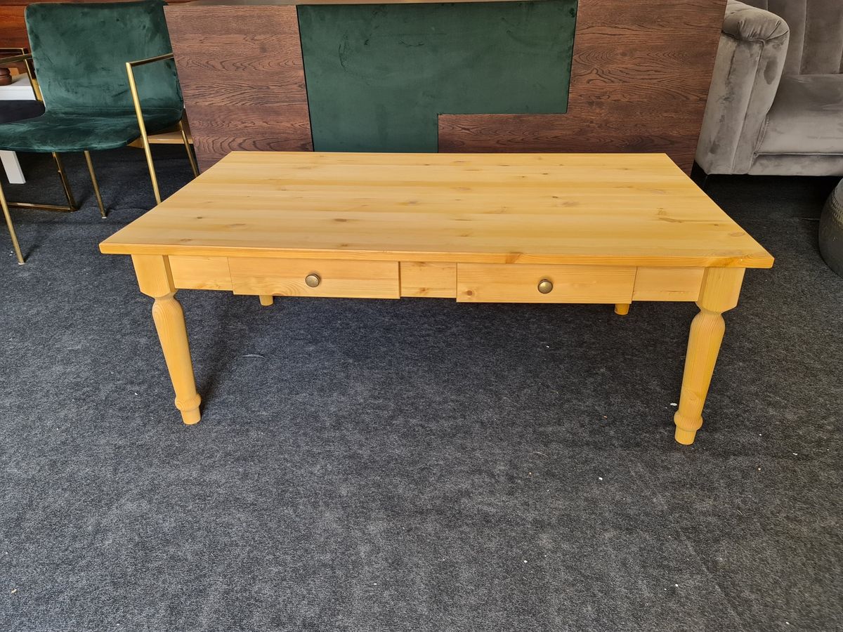 Măsuță de cafea din lemn de pin, 120 × 70 cm Arboteca