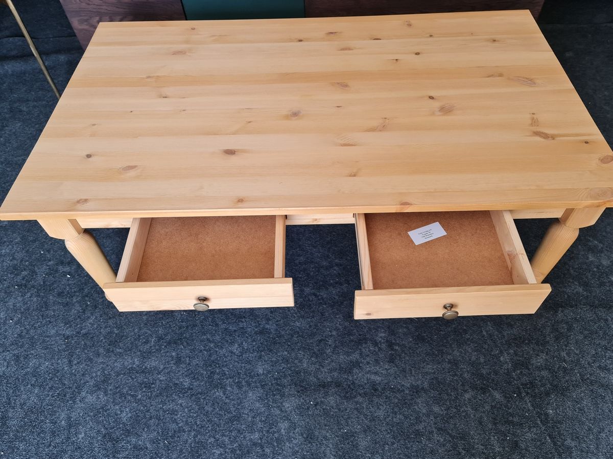 Măsuță de cafea din lemn de pin, 120 × 70 cm Arboteca