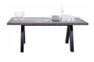 Masă 200 × 100 cm, gri antracit, MDF Arboteca