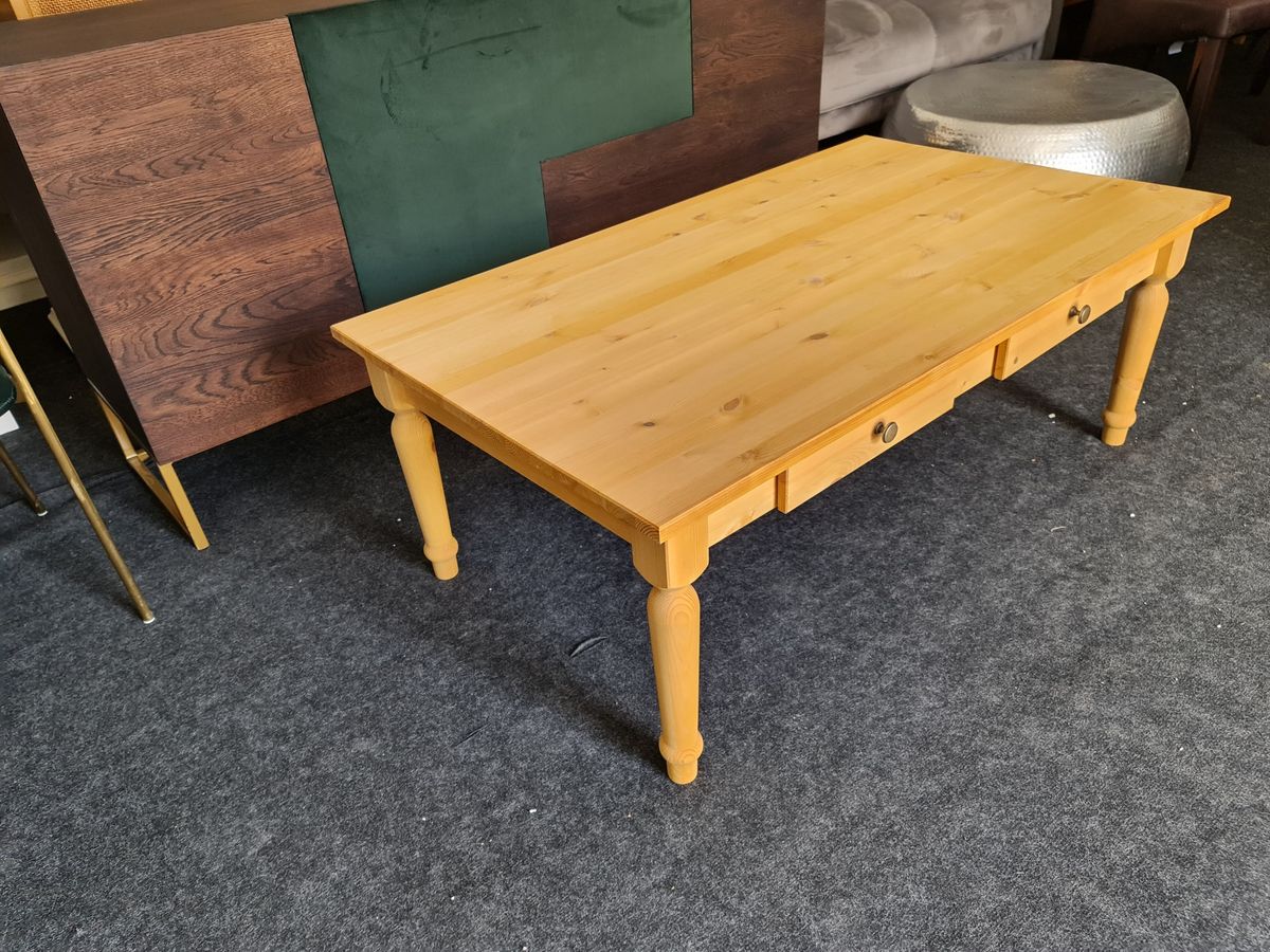 Măsuță de cafea din lemn de pin, 120 × 70 cm Arboteca