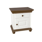 Dormitor din lemn masiv Bavaria Alb-Nuc Arboteca