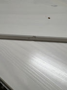 Masuta de cafea Tessin , lemn masiv , Alb , doua sertare , 110 cm latime Arboteca