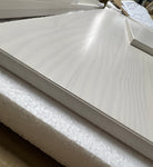 Masuta de cafea Tessin , lemn masiv , Alb , doua sertare , 110 cm latime Arboteca
