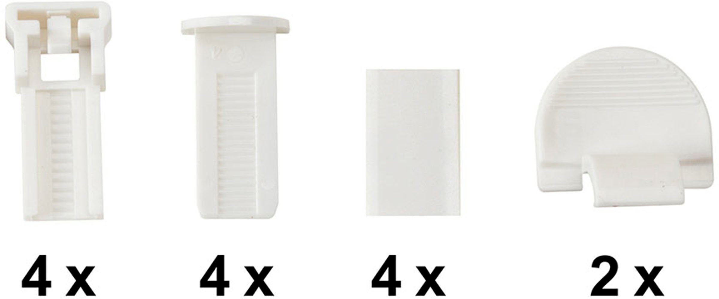 Jaluzea plisata Lahom, fara gaurire, Alb, 40 cm latime Arboteca