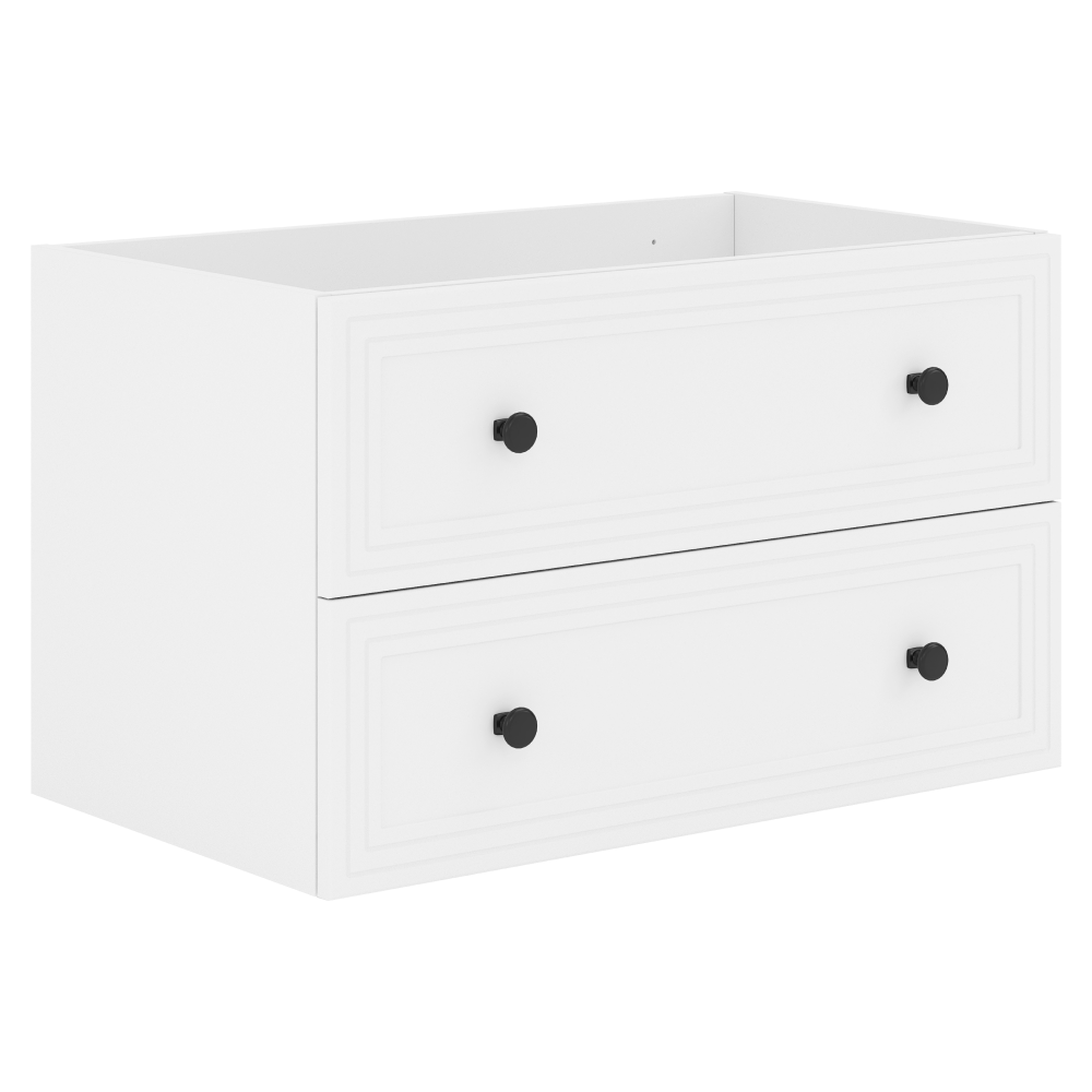 Dulăpior de pus sub chiuvetă VASTO 80, alb, 80x46x46 cm Kondela