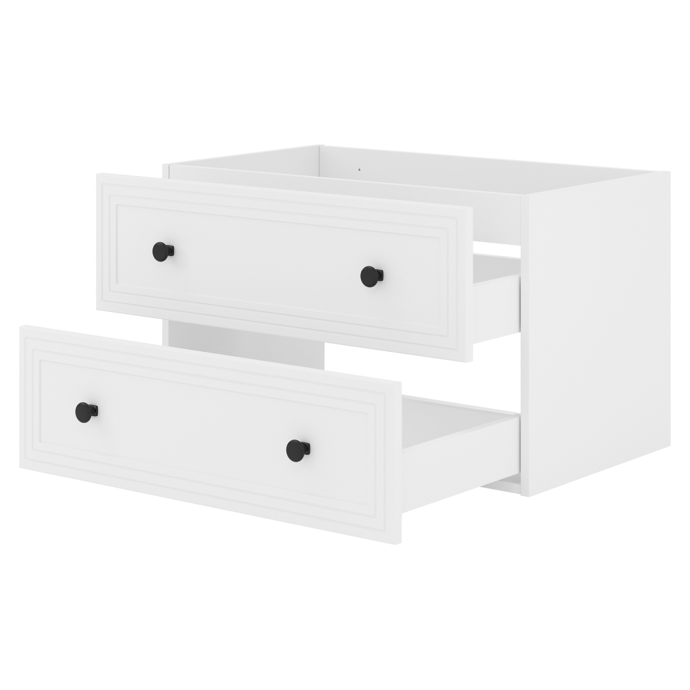 Dulăpior de pus sub chiuvetă VASTO 80, alb, 80x46x46 cm Kondela