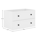 Dulăpior de pus sub chiuvetă VASTO 80, alb, 80x46x46 cm Kondela