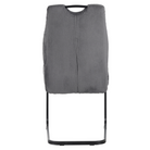 Scaun pentru sufragerie FOLIGNO, gri/negru, 46x62.5x97 cm Kondela