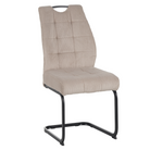 Scaun pentru sufragerie FOLIGNO, maro-gri Taupe/neagră, 46x62.5x97 cm Kondela