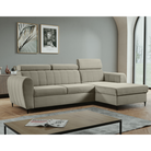 Canapea extensibilă AVILA, bej, pe dreapta, 262x175x91 cm Kondela