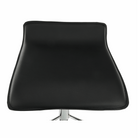 Scaun de bar THASSOS, piele eco neagră/crom, piele eco/crom, 37x38.5x64 cm Kondela