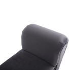 Bancă LINDOS, catifea Velvet, gri/negru, catifea Velvet/lemn, 100x30x56 cm Kondela