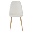 Scaun GUBBIO, bej Dulux/fag, 45x56x85 cm Kondela