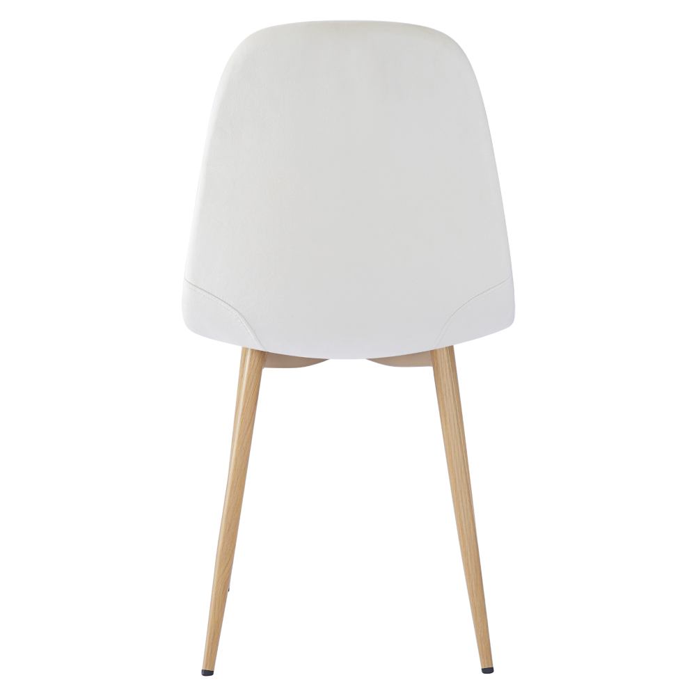 Scaun GUBBIO, bej Dulux/fag, 45x56x85 cm Kondela