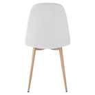 Scaun GUBBIO, bej Dulux/fag, 45x56x85 cm Kondela