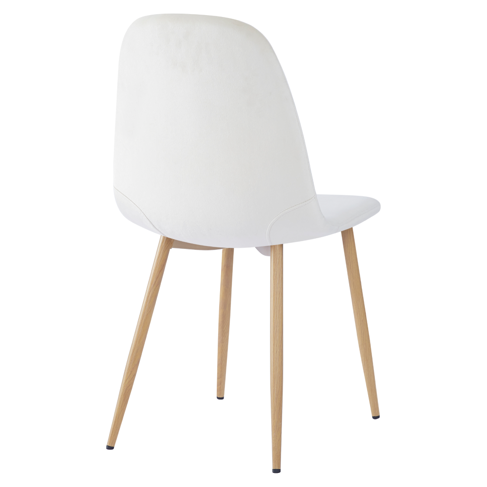 Scaun GUBBIO, bej Dulux/fag, 45x56x85 cm Kondela