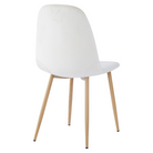 Scaun GUBBIO, bej Dulux/fag, 45x56x85 cm Kondela