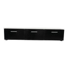 Mobilier living, alb/extra strălucire neagră HG, LEO Kondela