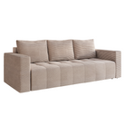 Canapea extensibilă VARESE, bej Taupe, 233x92x85 cm Kondela