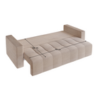 Canapea extensibilă VARESE, bej Taupe, 233x92x85 cm Kondela