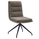 Scaun pivotant, bej/negru, 45x60x87 cm Kondela