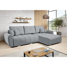 Set canapea universală BEAUNE, gri deschis, 280x180x75 cm Kondela