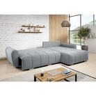 Set canapea universală BEAUNE, gri deschis, 280x180x75 cm Kondela