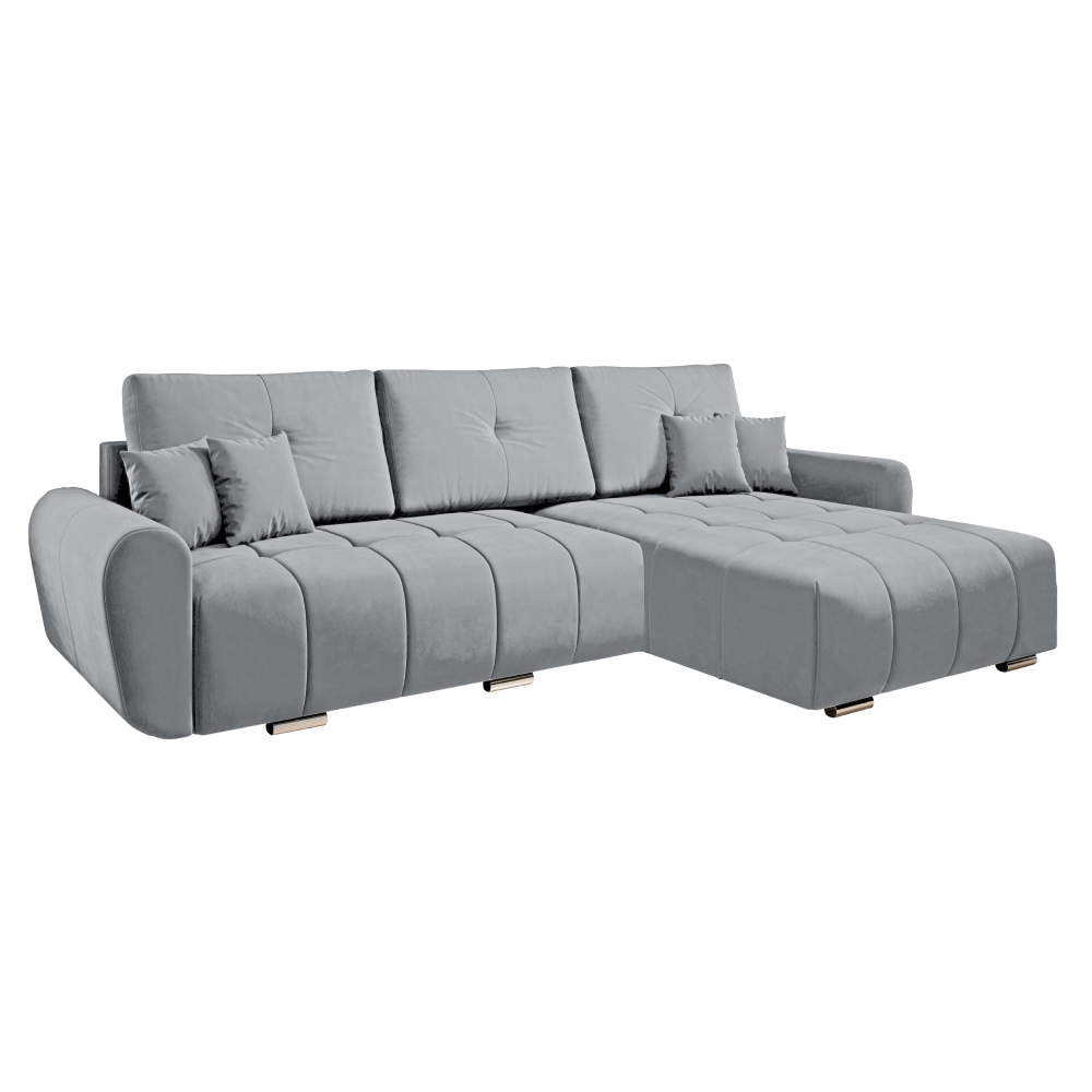 Set canapea universală BEAUNE, gri deschis, 280x180x75 cm Kondela