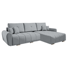 Set canapea universală BEAUNE, gri deschis, 280x180x75 cm Kondela