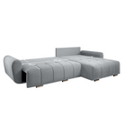 Set canapea universală BEAUNE, gri deschis, 280x180x75 cm Kondela
