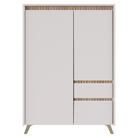 Comodă LONGY, cașmir/stejar sonoma, 2 uși și 1 sertar, 95 cm Kondela