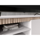 Comodă TV LONGY, cașmir/stejar sonoma, extensibilă, 155 cm Kondela