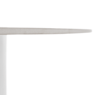 Masă de sufragerie MODICA TIP 1, marmură albă/MDF, diametru 120 cm Kondela