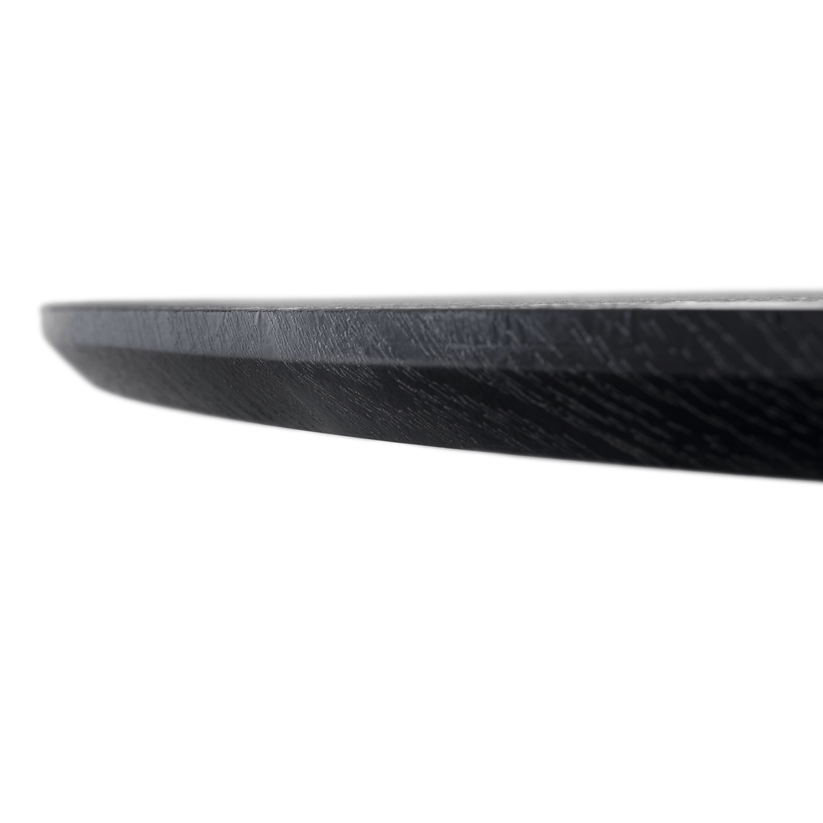 Masă de sufragerie, neagră, diametru 120 cm, MAHIR TIP 2 Kondela