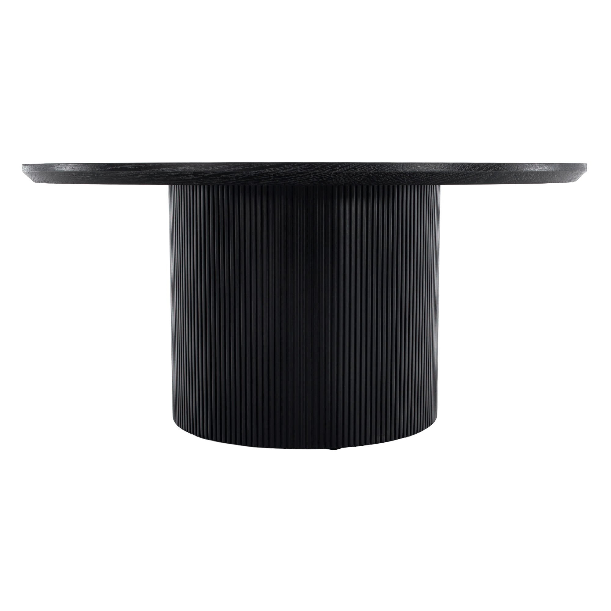 Măsuță de cafea MODICA TIP 2, neagră, diametru 80 cm Kondela