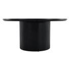 Măsuţă de cafea, negru, diametru 80 cm, MAHIR TYP 2 Kondela