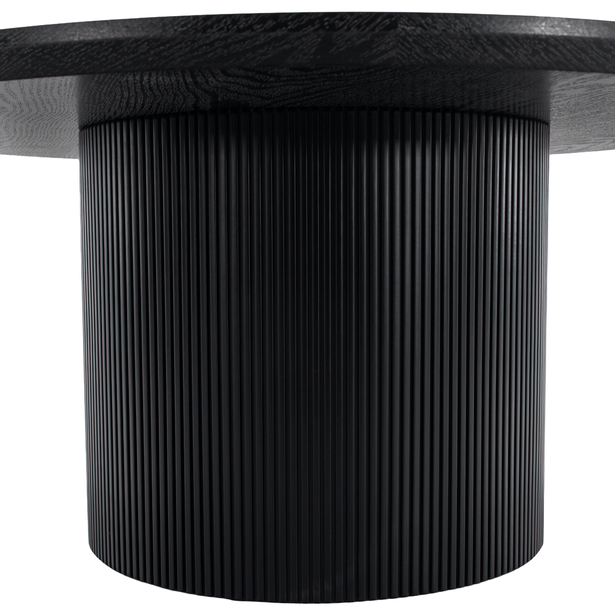 Măsuţă de cafea, negru, diametru 80 cm, MAHIR TYP 2 Kondela