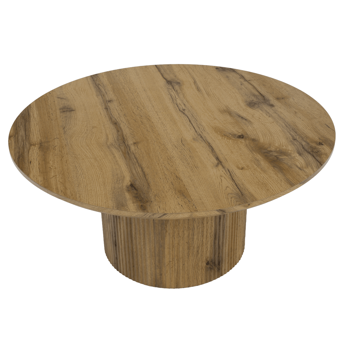 Măsuţă de cafea, stejar, diametru 80 cm, MAHIR TYP 2 Kondela