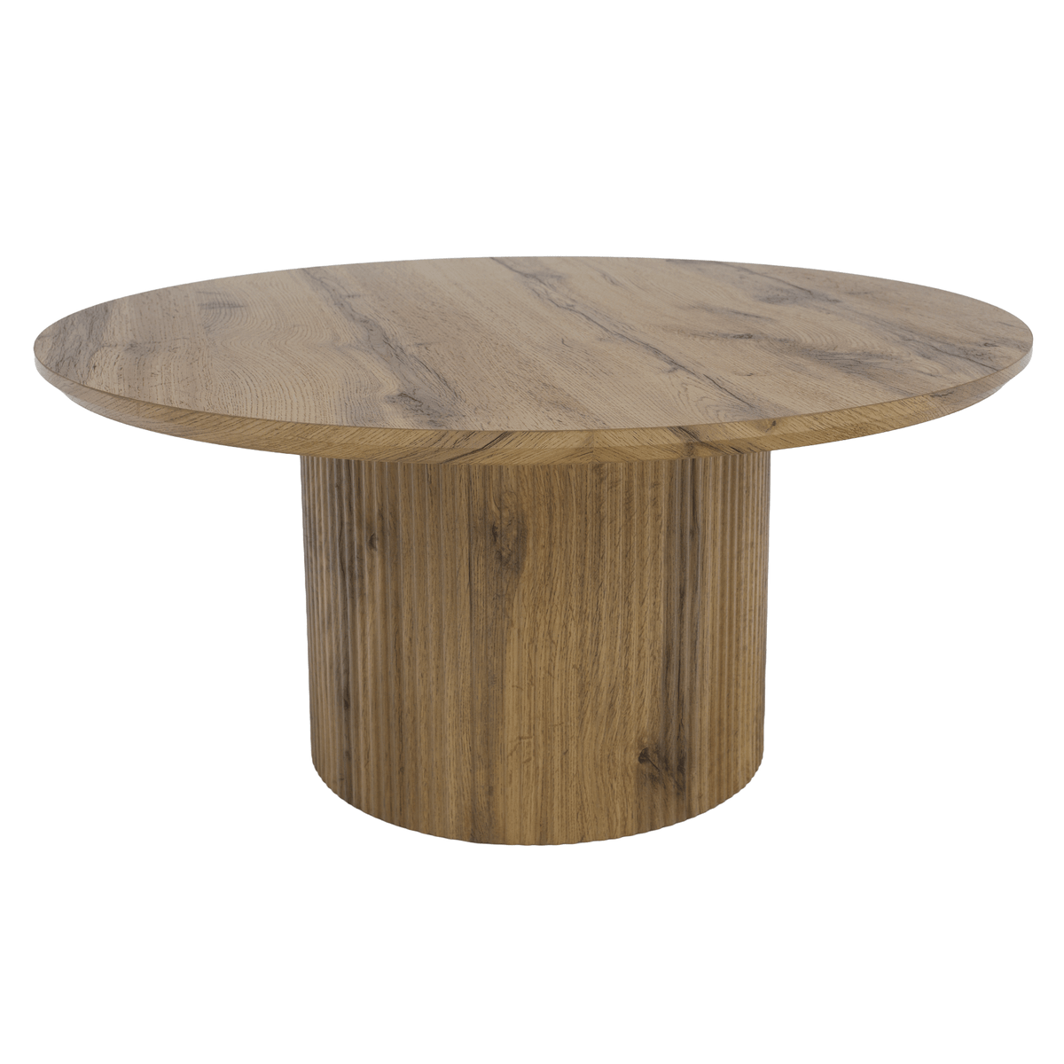 Măsuţă de cafea, stejar, diametru 80 cm, MAHIR TYP 2 Kondela
