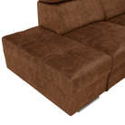 Set canapea BLOIS, maro, pe stânga, 264x210x79 cm Kondela