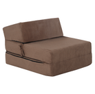 Saltea/fotoliu extensibil TERAMO, 2în1, gri deschis, 90x82x55 cm Kondela