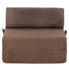Saltea/fotoliu extensibil TERAMO, 2în1, gri deschis, 90x82x55 cm Kondela