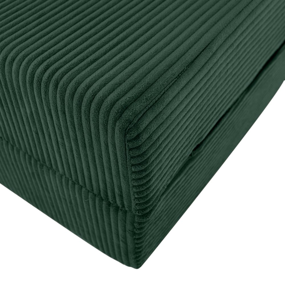 Saltea/fotoliu extensibil, 2în1, verde, MALEN Kondela