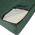 Saltea/fotoliu extensibil, 2în1, verde, MALEN Kondela