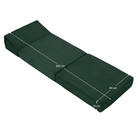 Saltea/fotoliu extensibil, 2în1, verde, MALEN Kondela
