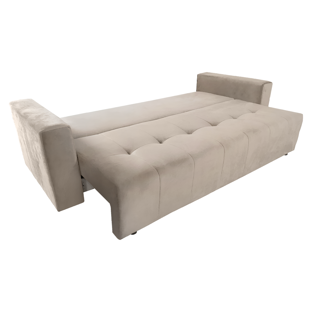 Canapea extensibilă MERANO, gri-bej, 232x92x70 cm Kondela