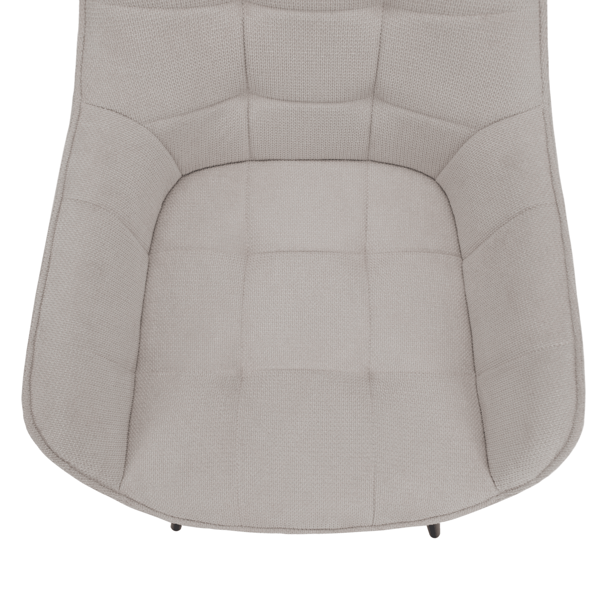 Scaunul de design NOTO, bej/negru, 58.5x62x86 cm Kondela