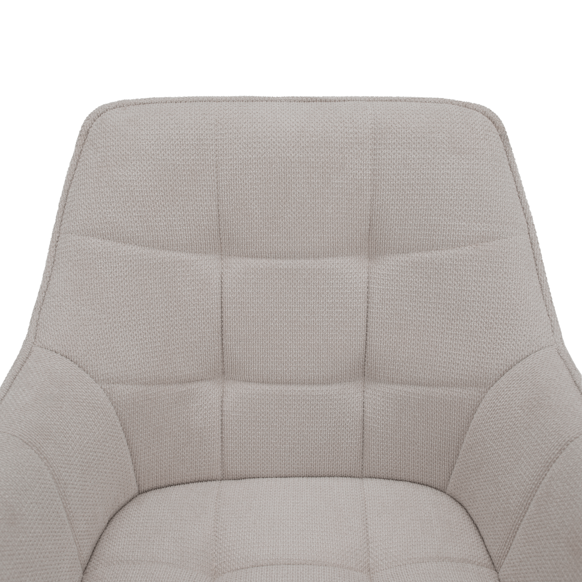 Scaunul de design NOTO, bej/negru, 58.5x62x86 cm Kondela